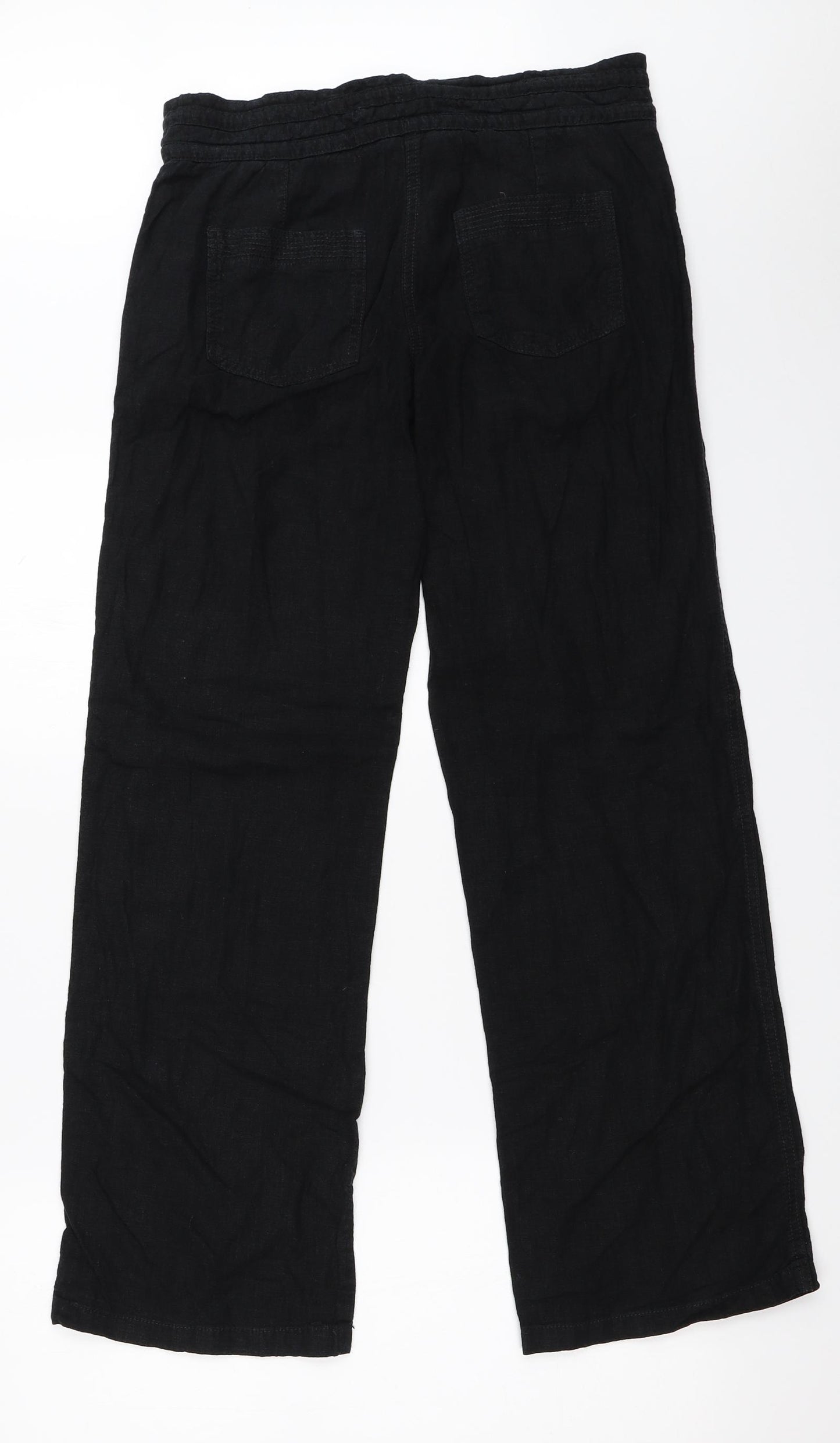 NEXT Womens Black   Trousers  Size 10 L30 in