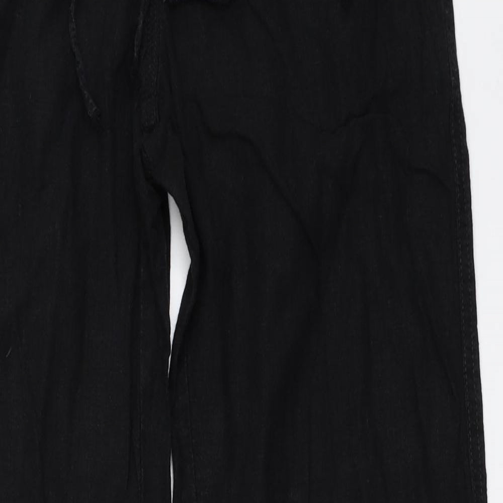 NEXT Womens Black   Trousers  Size 10 L30 in