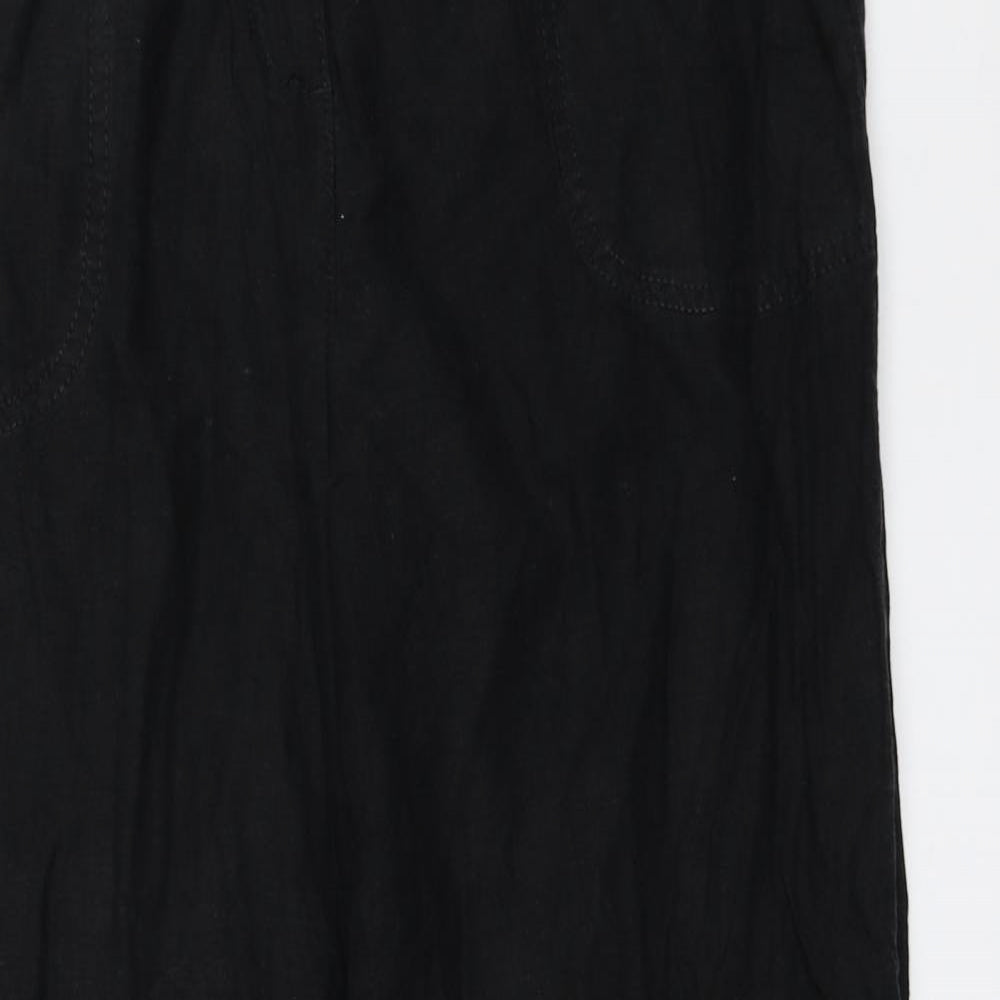 Marks and Spencer Womens Black   Trousers  Size 36 in L29.5 in