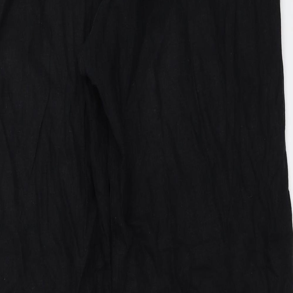 Marks and Spencer Womens Black   Trousers  Size 36 in L29.5 in