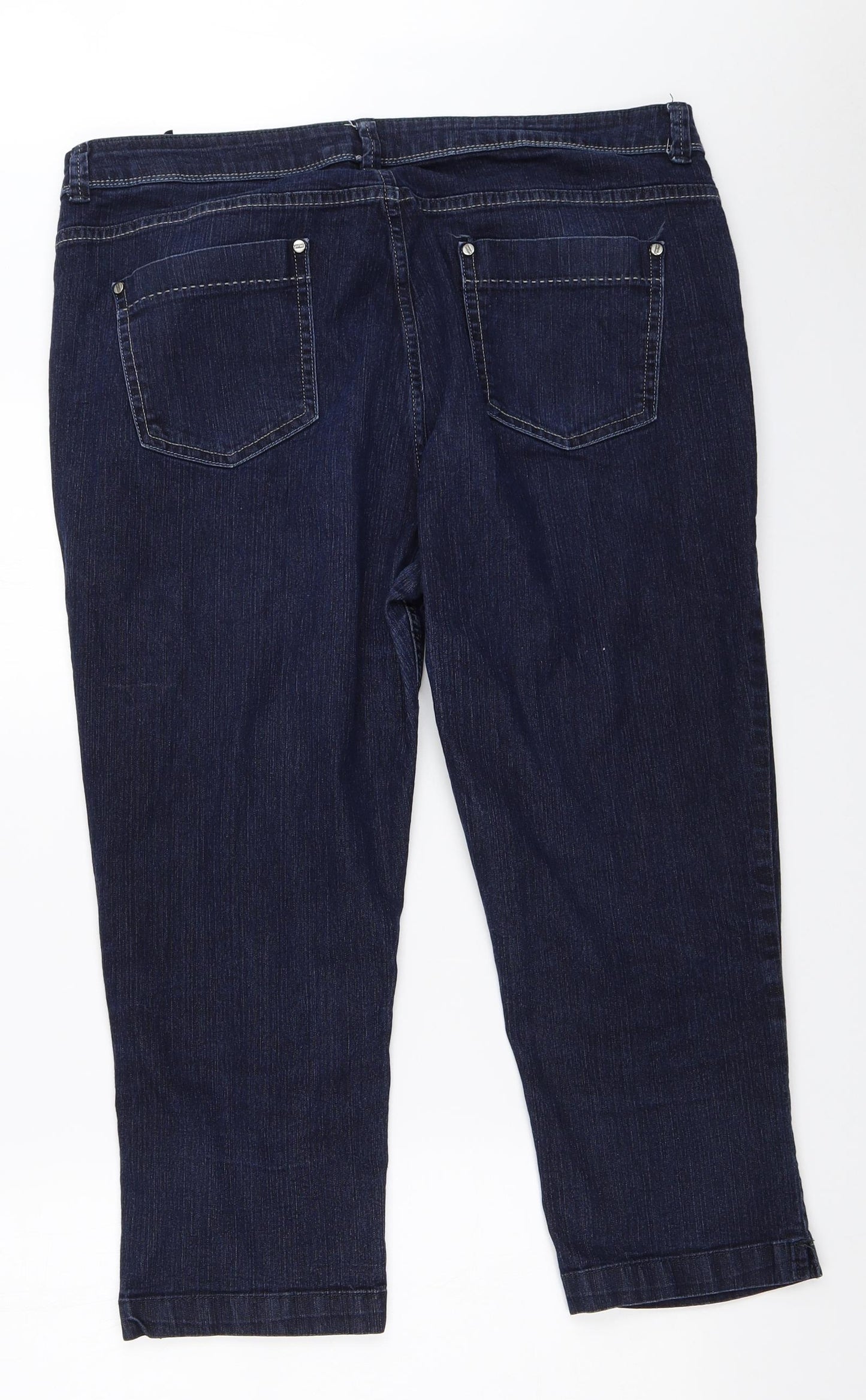 Per Una Womens Blue   Cropped Jeans Size 36 in L22 in