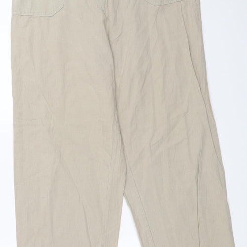 Preworn Womens Beige   Trousers  Size 31 in L28 in