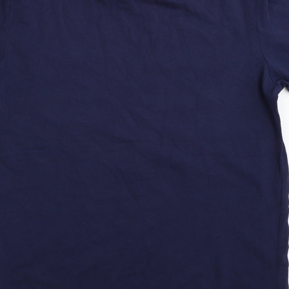 Lyle & Scott Mens Blue    T-Shirt Size S