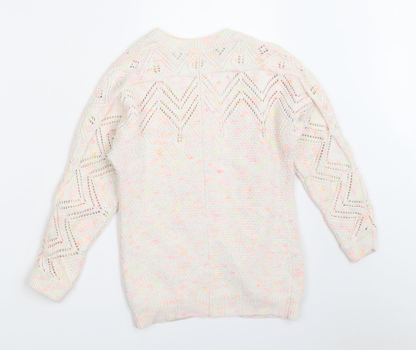 George Girls Ivory   Cardigan Jumper Size 6-7 Years