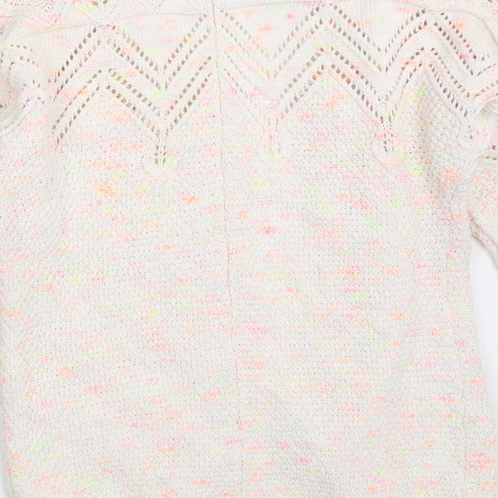 George Girls Ivory   Cardigan Jumper Size 6-7 Years
