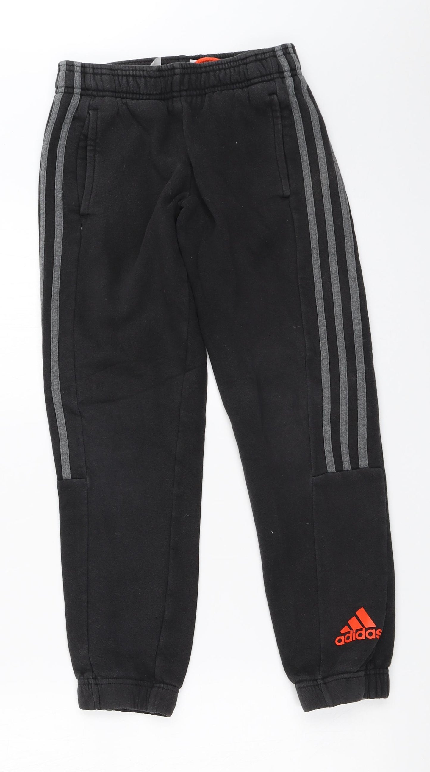 adidas Boys Grey   Jogger Trousers Size 9-10 Years
