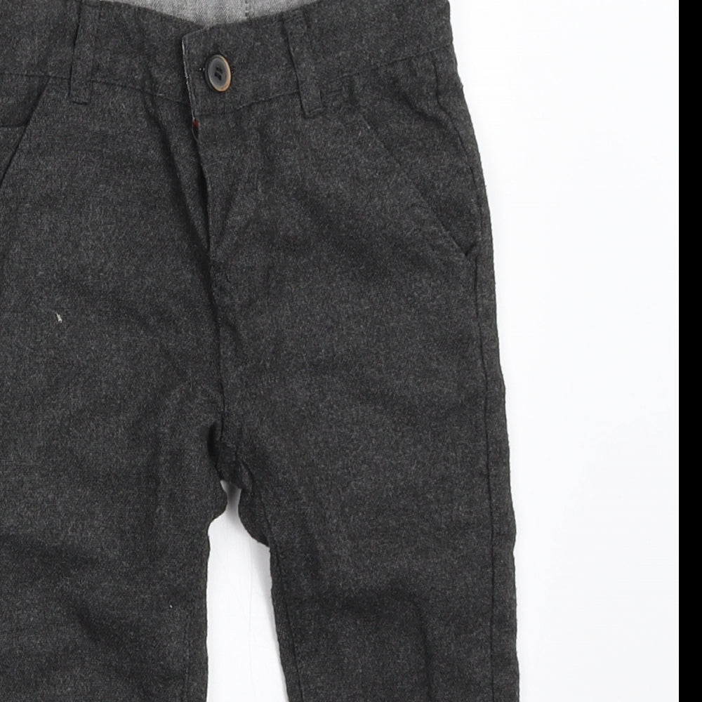 Mothercare Boys Grey   Track Pants Trousers Size 18-24 Months