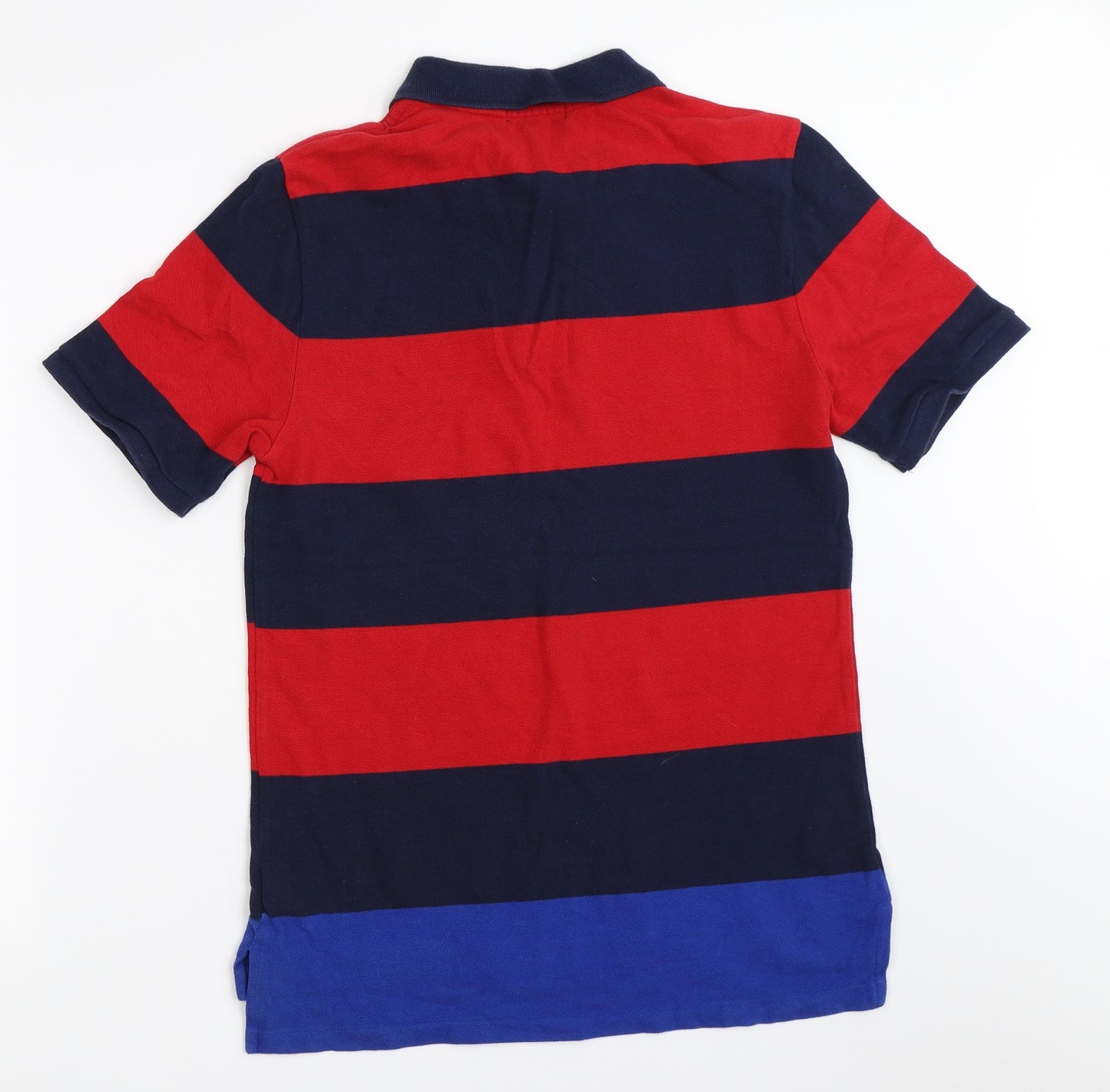 Polo Ralph Lauren Boys Blue Striped  Basic Polo Size 14-15 Years