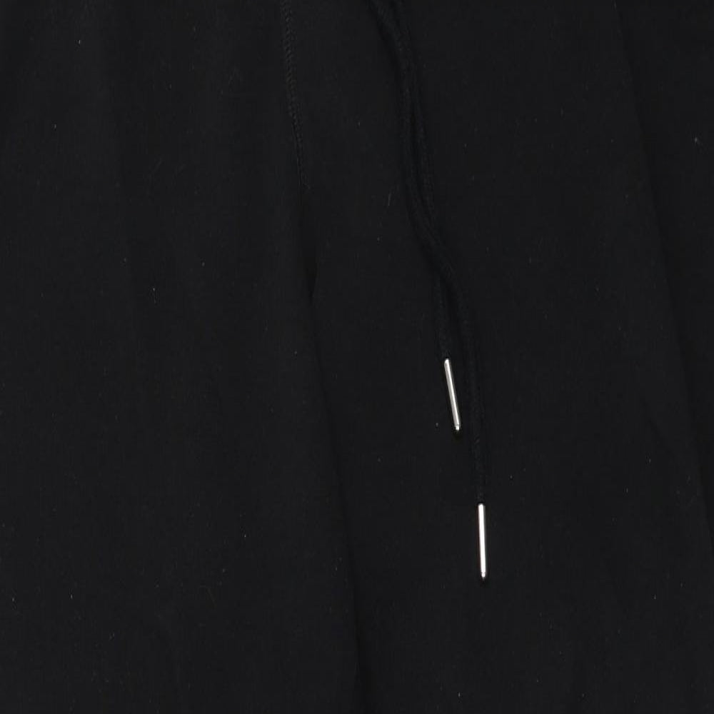 H&M Womens Black   Jogger Trousers Size XL L28 in