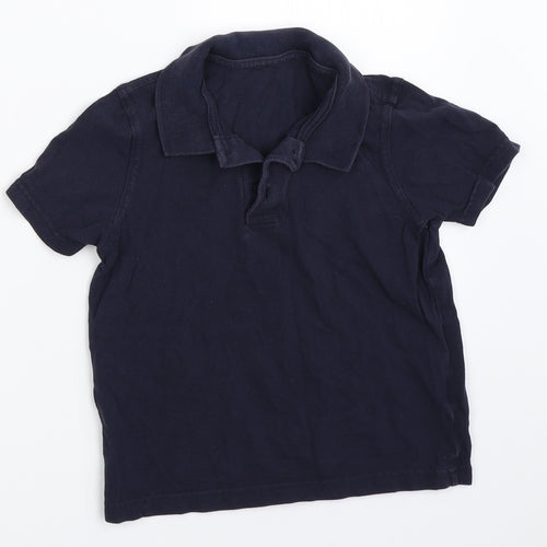 George Boys Blue   Basic Polo Size 5-6 Years