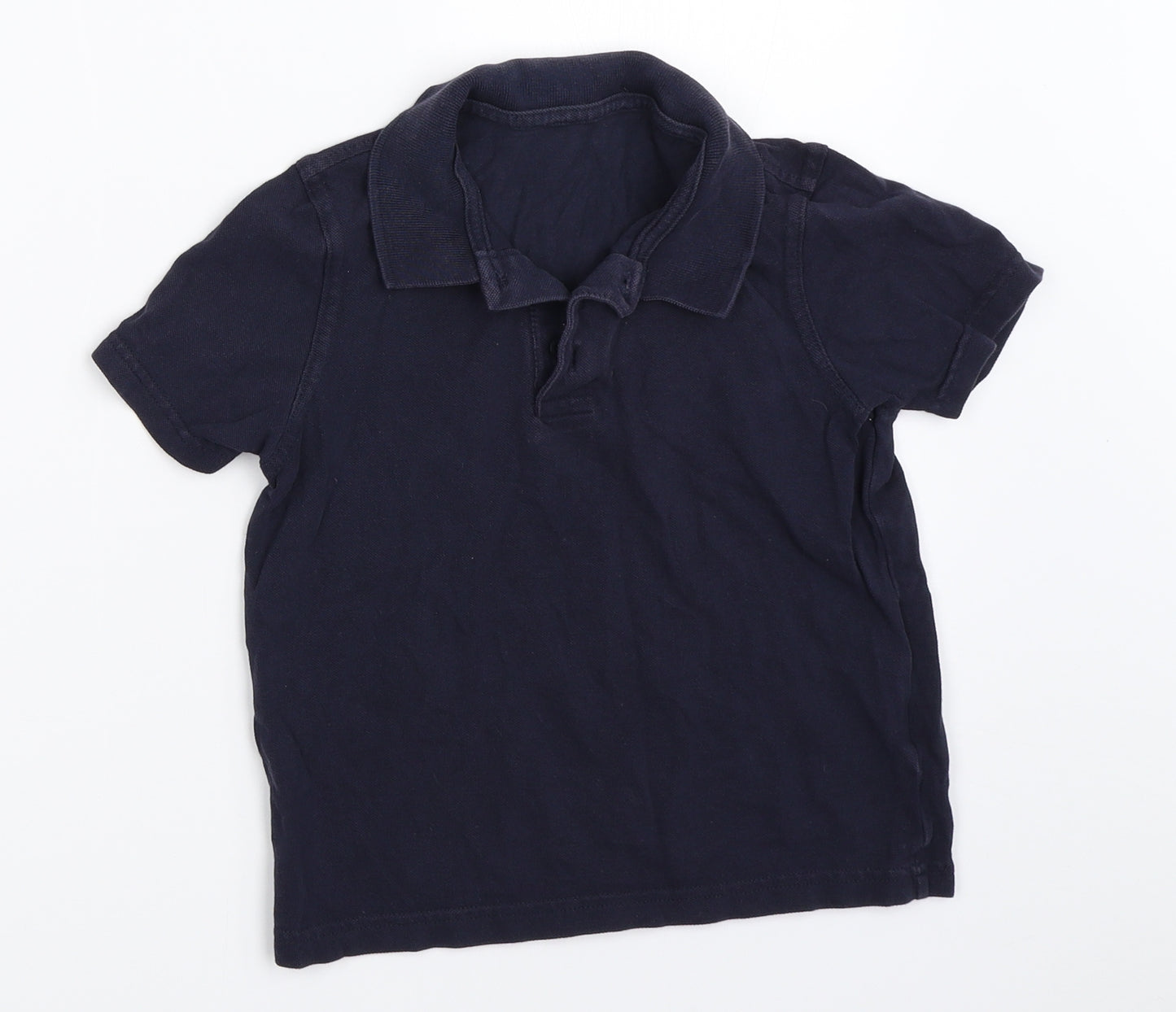George Boys Blue   Basic Polo Size 5-6 Years