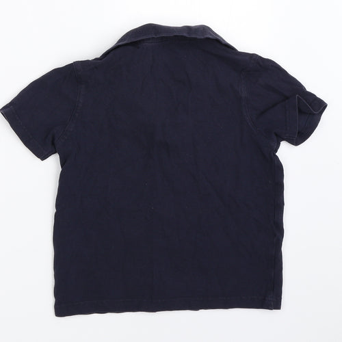 George Boys Blue   Basic Polo Size 5-6 Years
