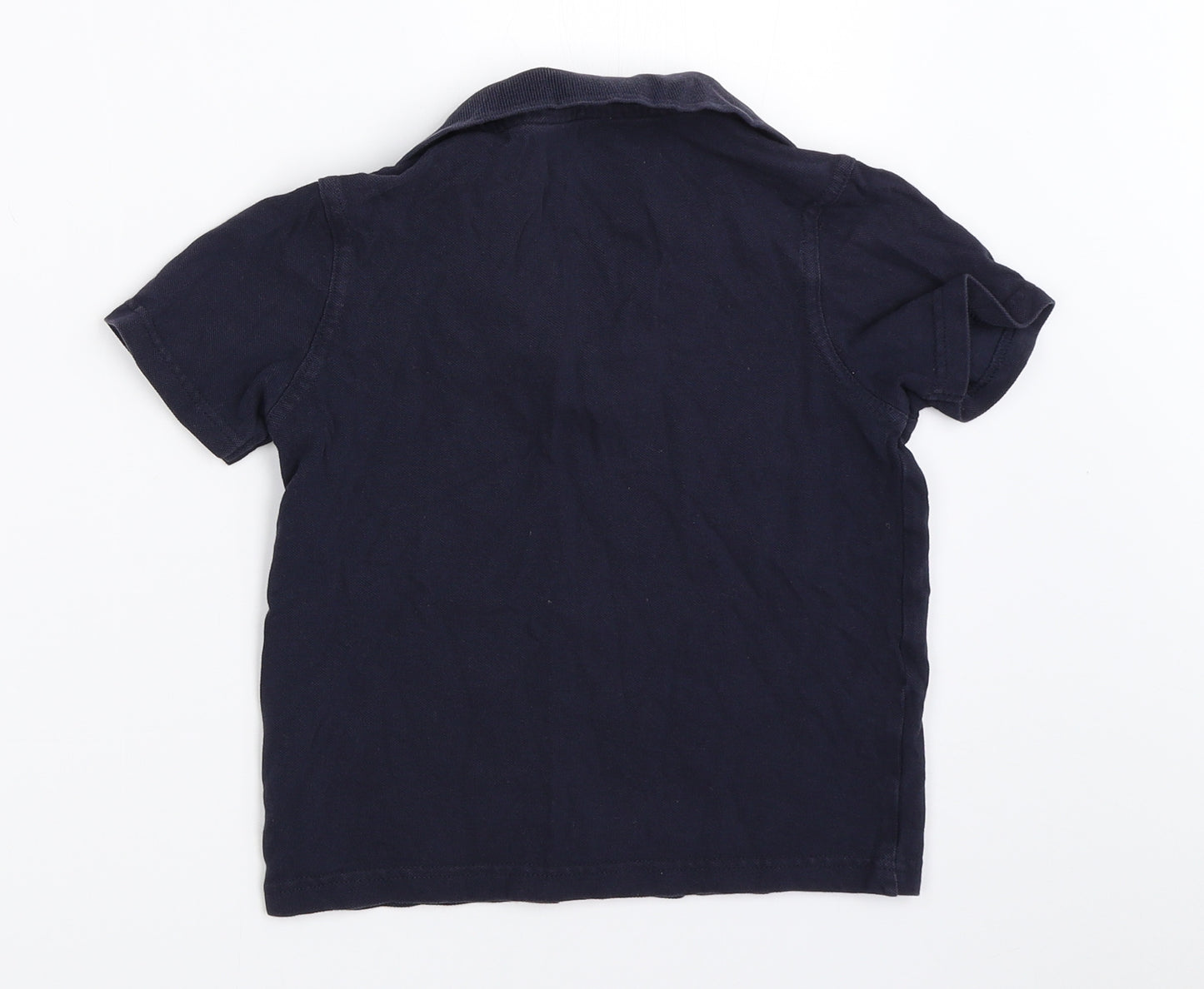 George Boys Blue   Basic Polo Size 5-6 Years