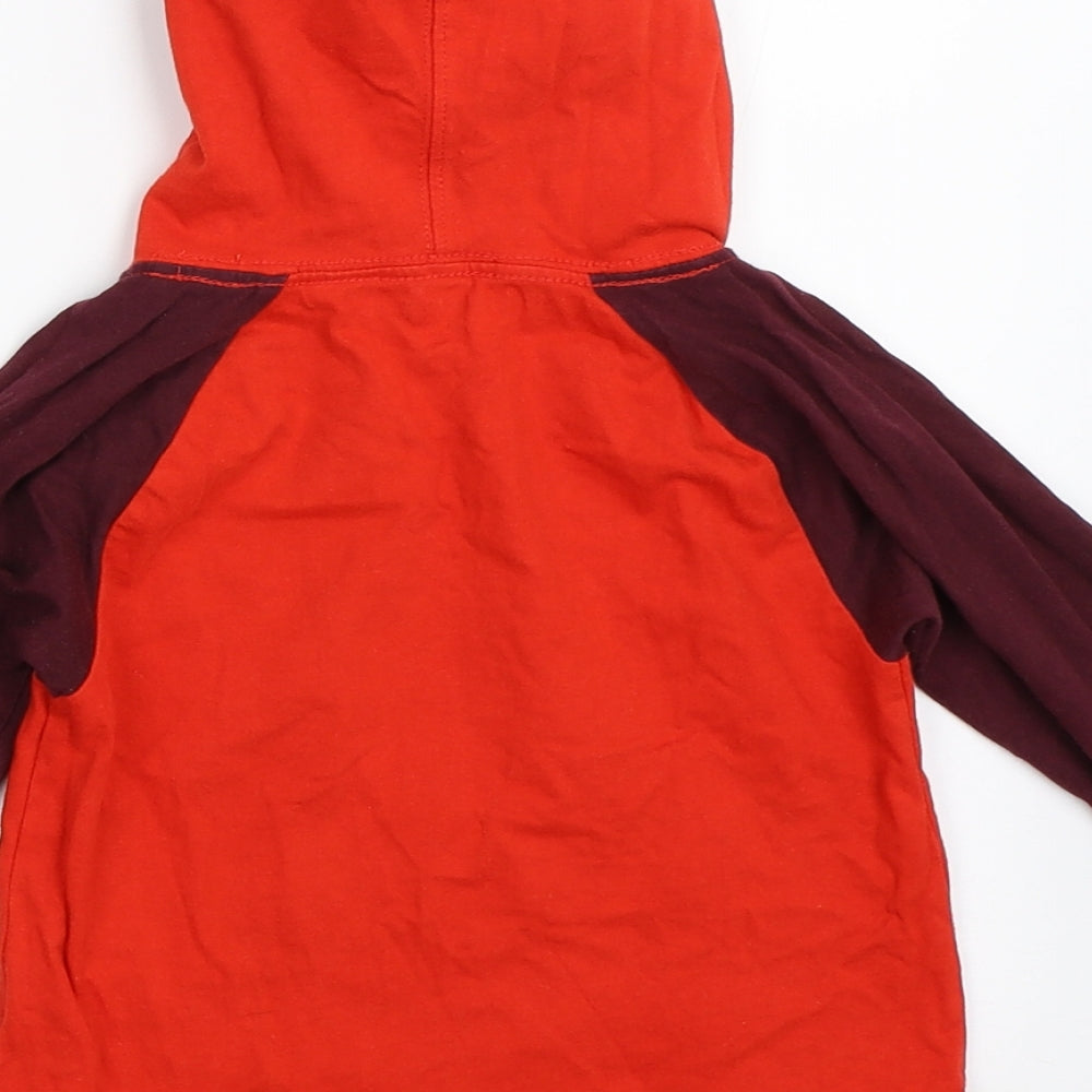 Preworn Boys Red   Pullover Hoodie Size 3 Years