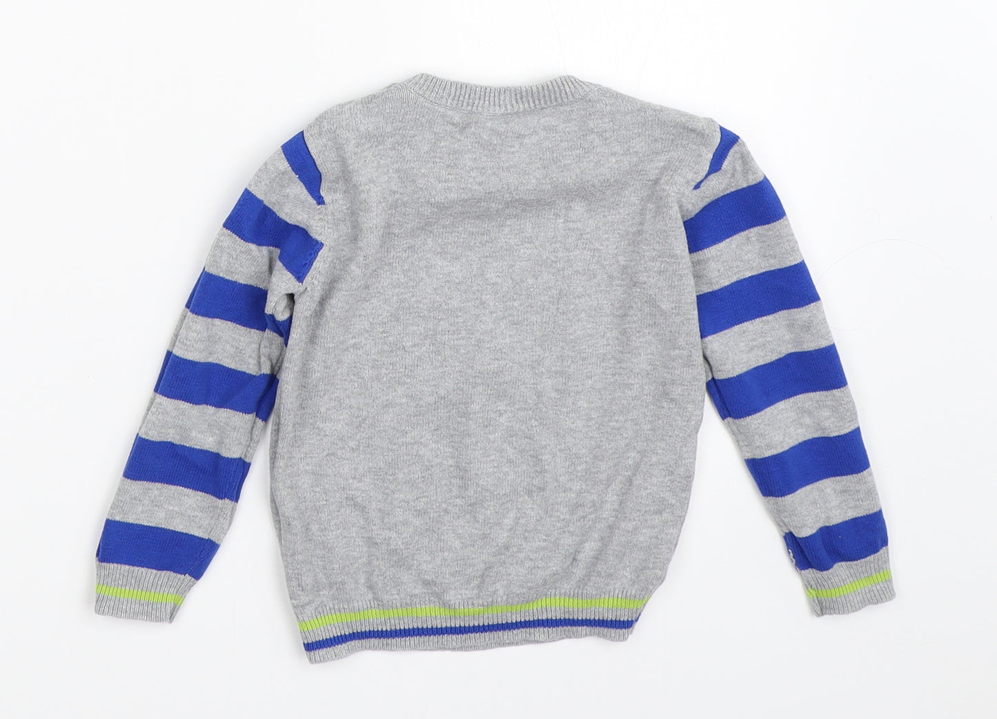 George Boys Grey   Pullover Jumper Size 18-24 Months  - kermit the frog