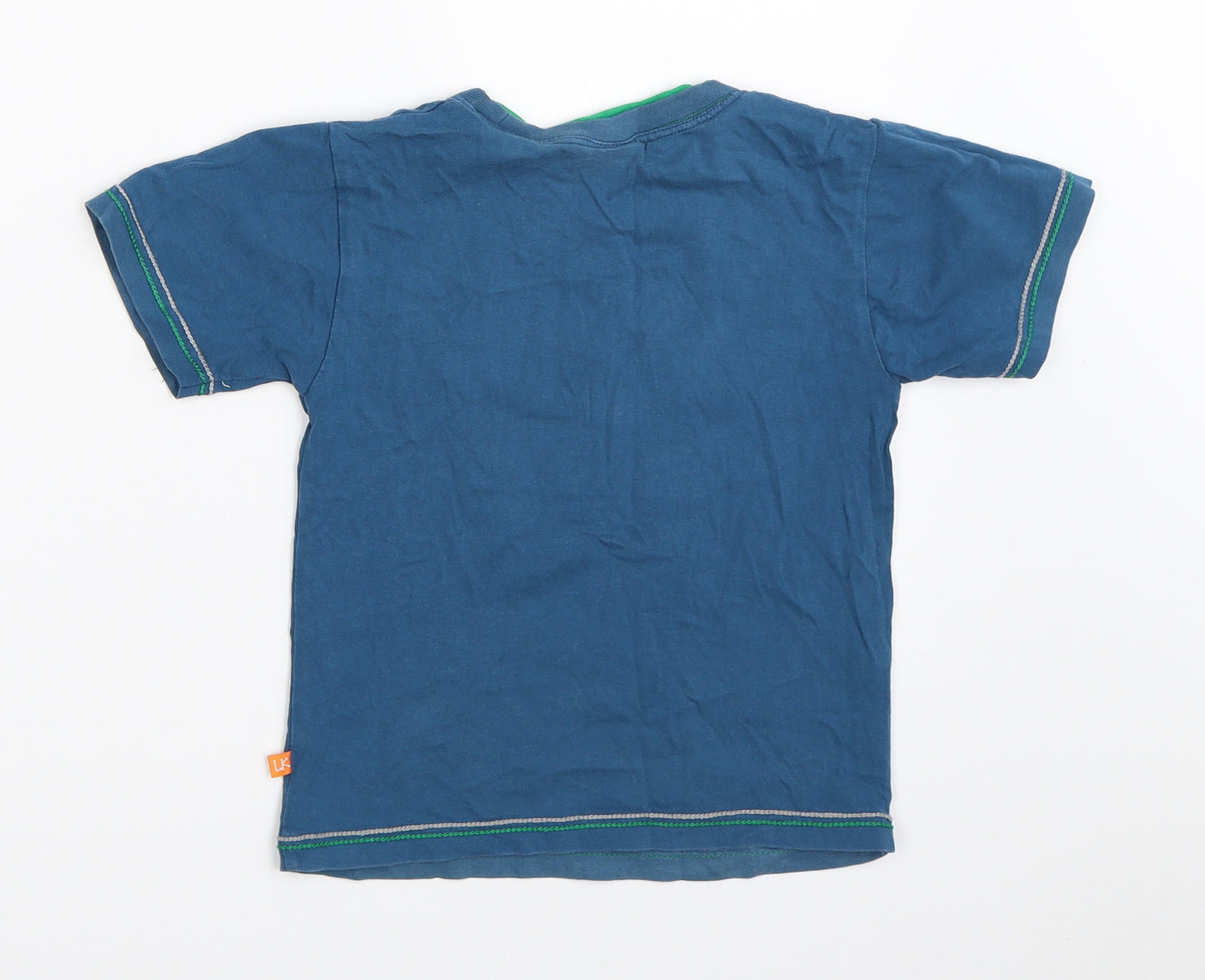Little Kangaroos Boys Blue   Basic T-Shirt Size 4 Years