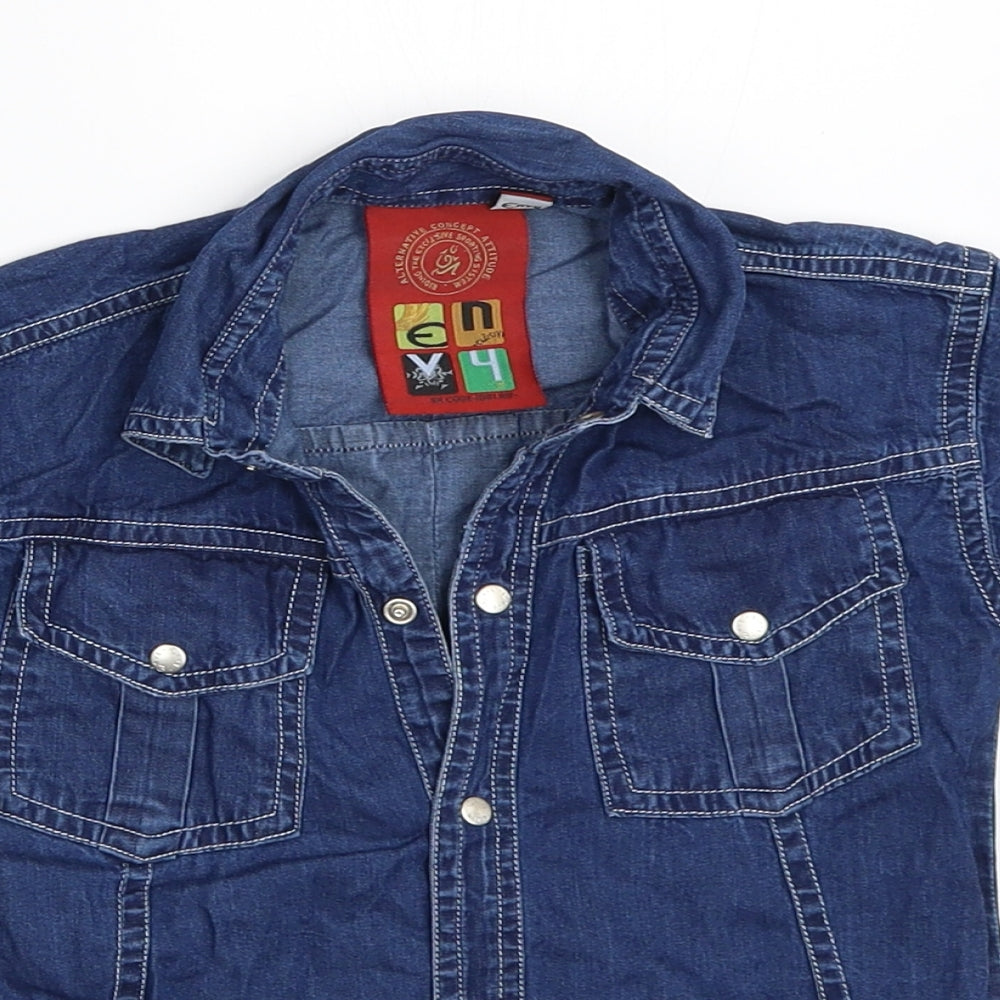 Envy Boys Blue   Basic Button-Up Size 4 Years