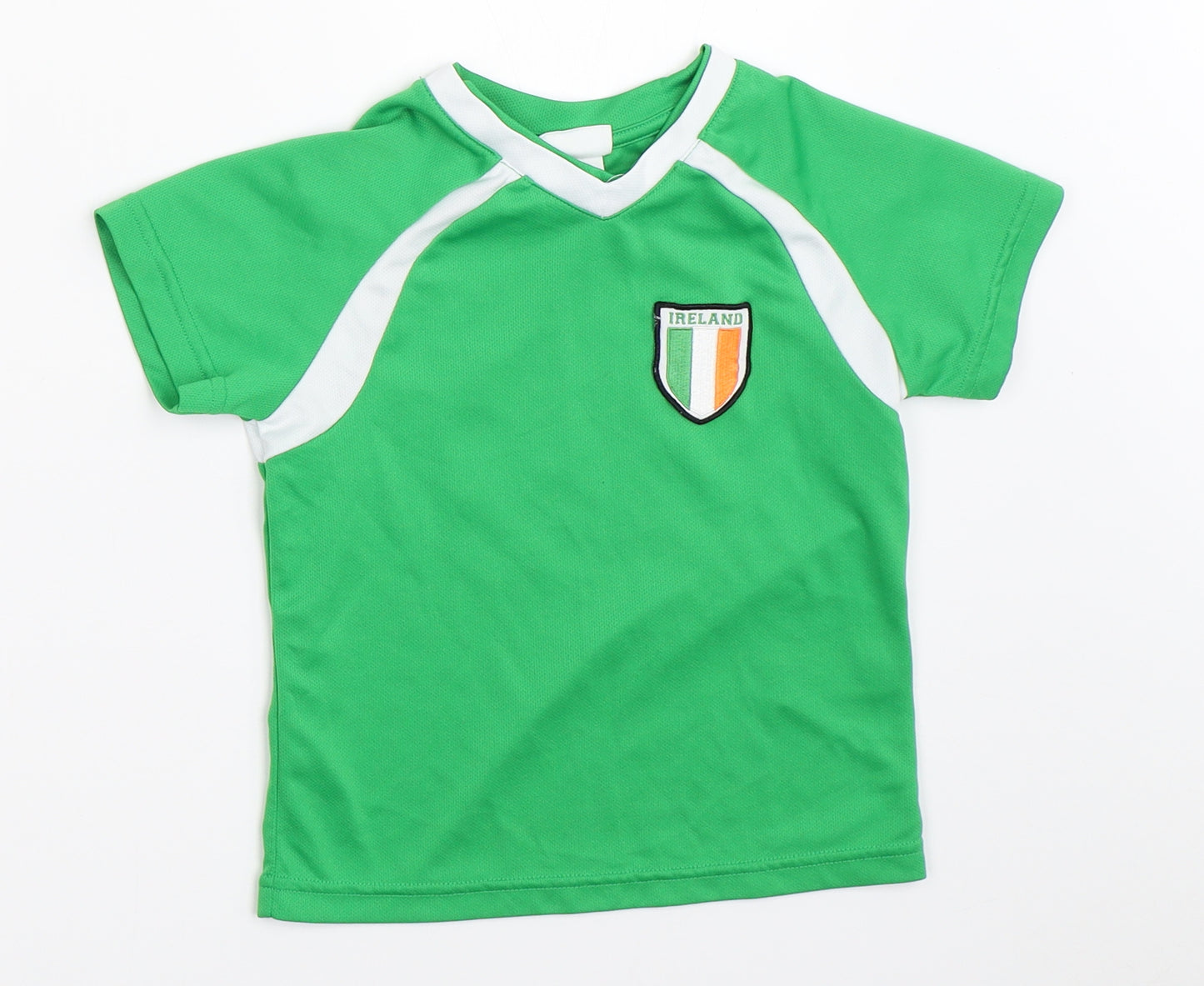H&M Boys Green   Jersey T-Shirt Size 2-3 Years  - ireland