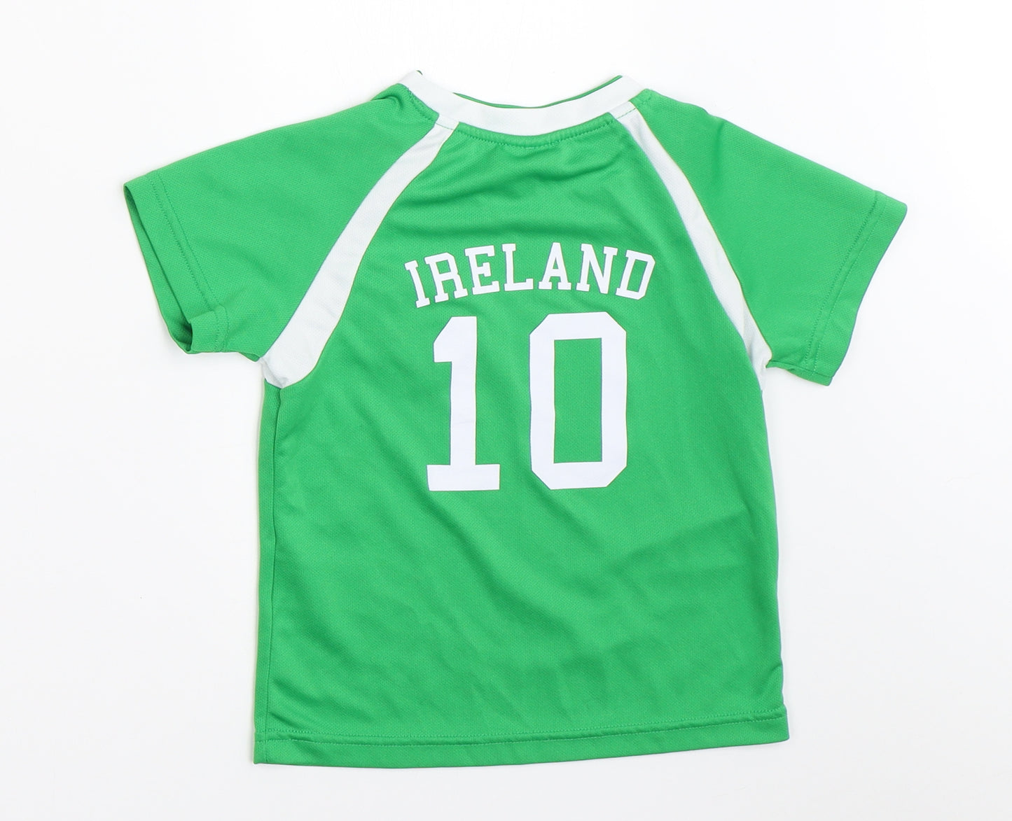 H&M Boys Green   Jersey T-Shirt Size 2-3 Years  - ireland