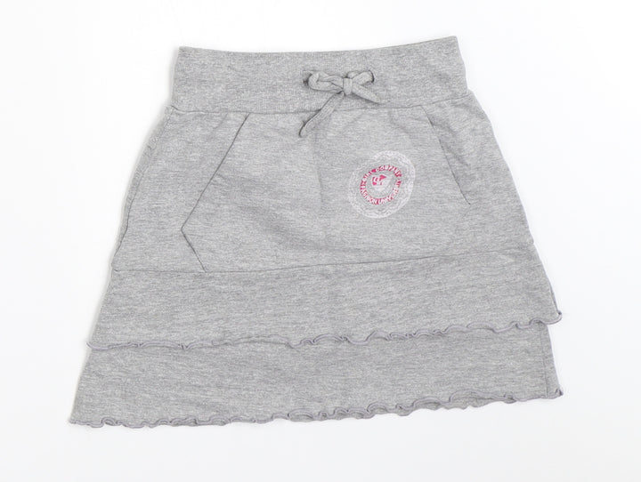 In Extenso Girls Grey   Mini Skirt Size 5 Years
