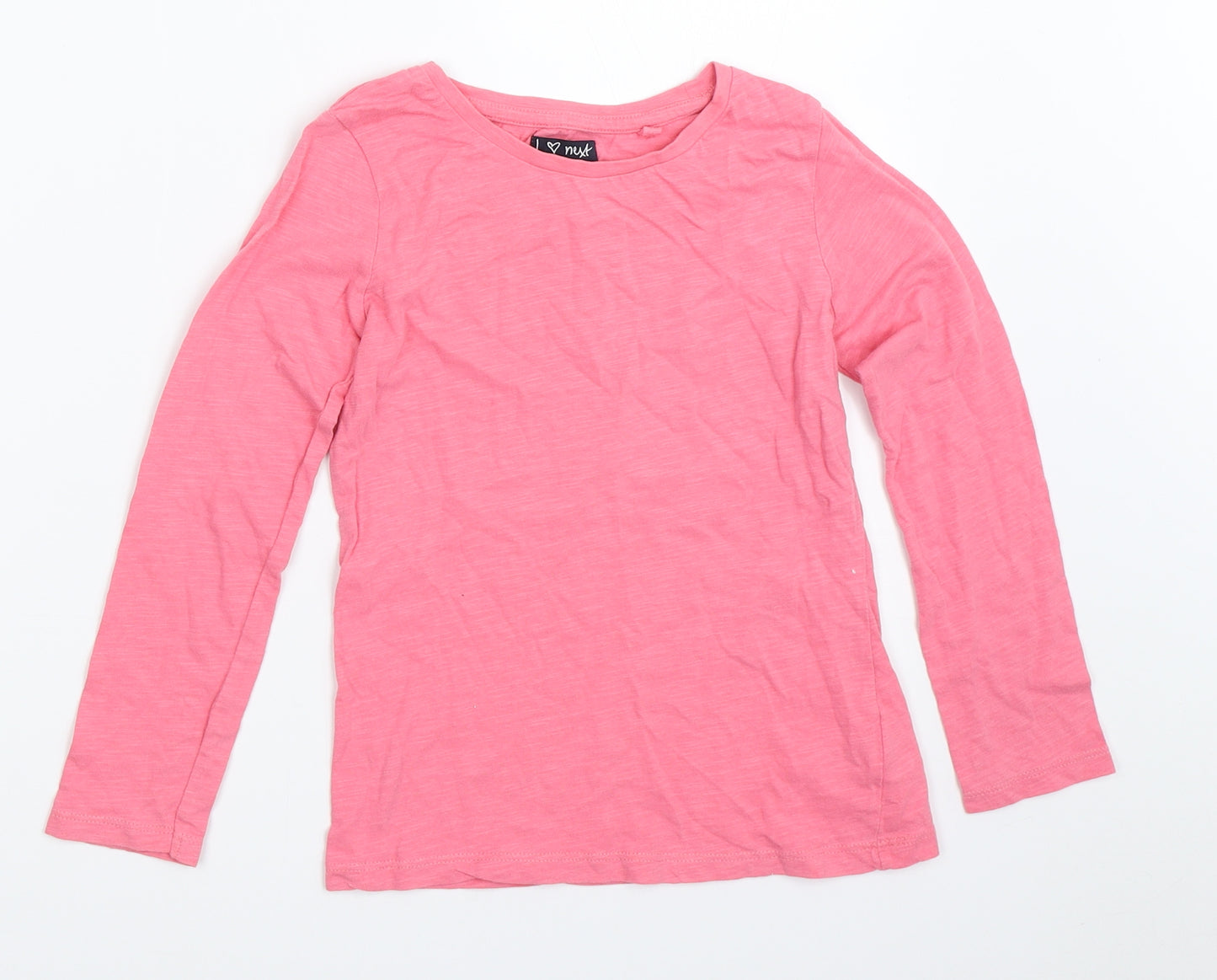 NEXT Girls Pink   Basic T-Shirt Size 7 Years