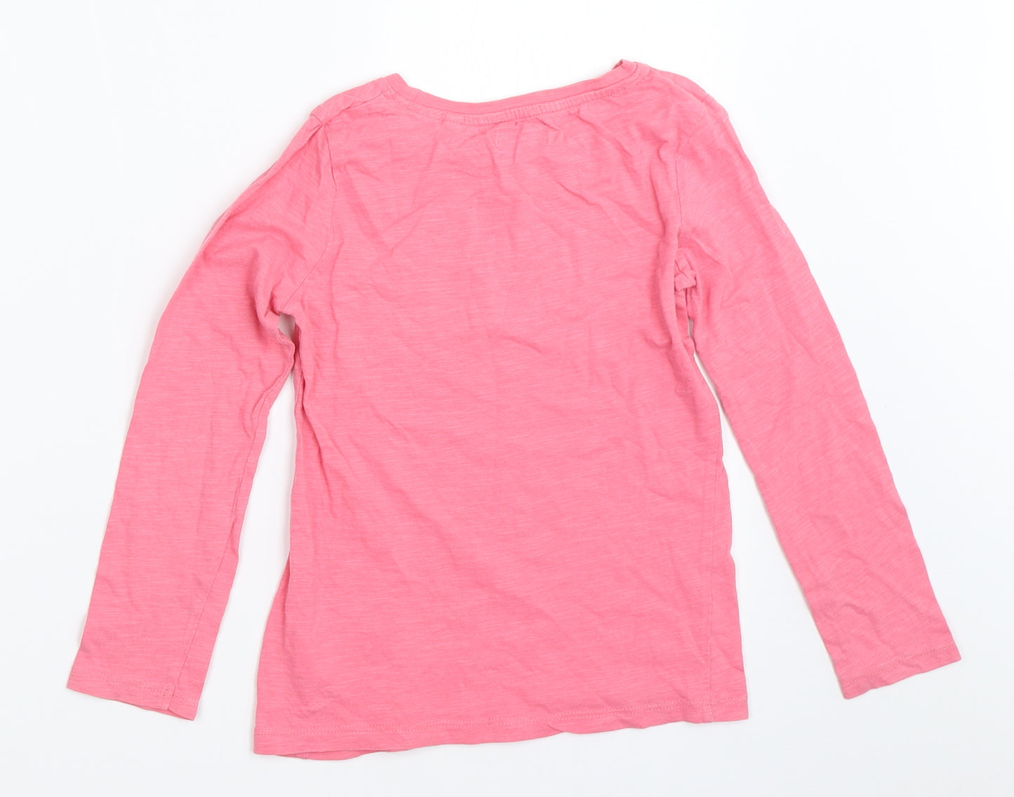 NEXT Girls Pink   Basic T-Shirt Size 7 Years