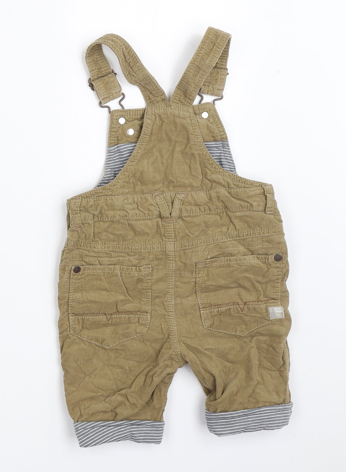 NEXT Boys Beige   Dungarees Trousers Size 2-3 Years