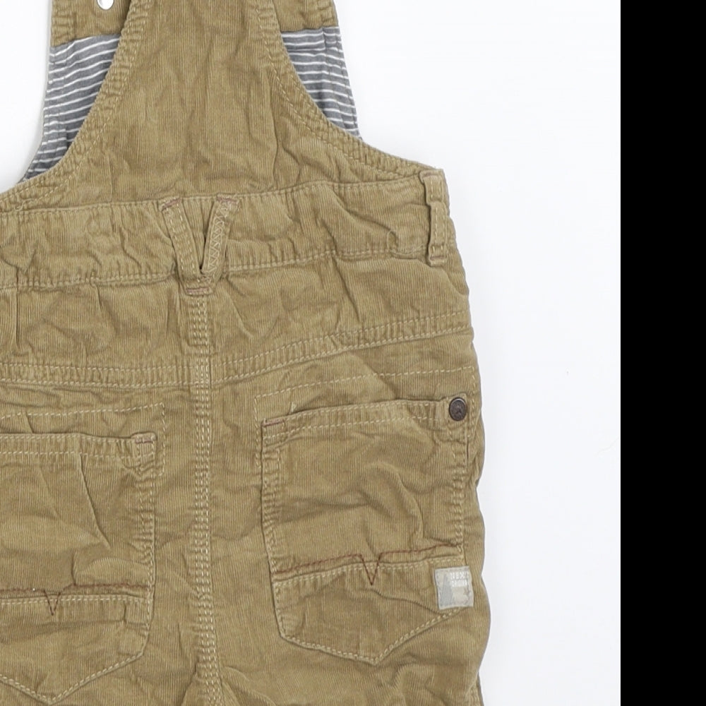 NEXT Boys Beige   Dungarees Trousers Size 2-3 Years