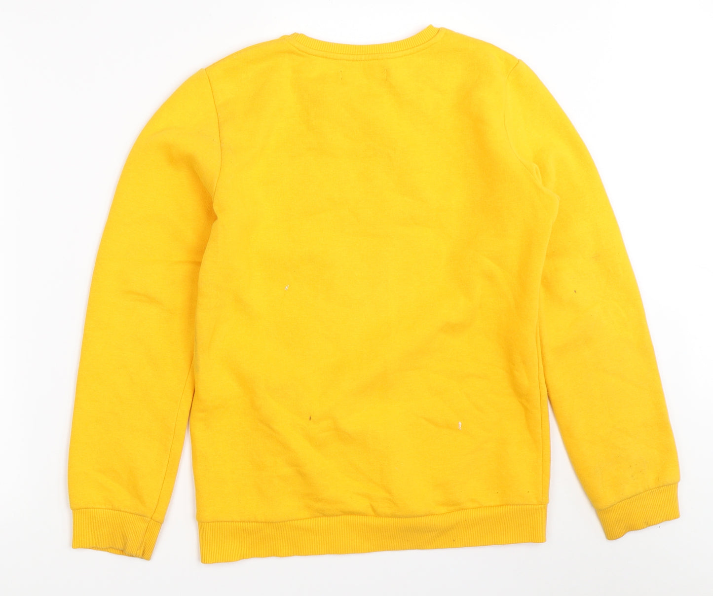 Primark Girls Yellow   Pullover Sweatshirt Size 12 Years