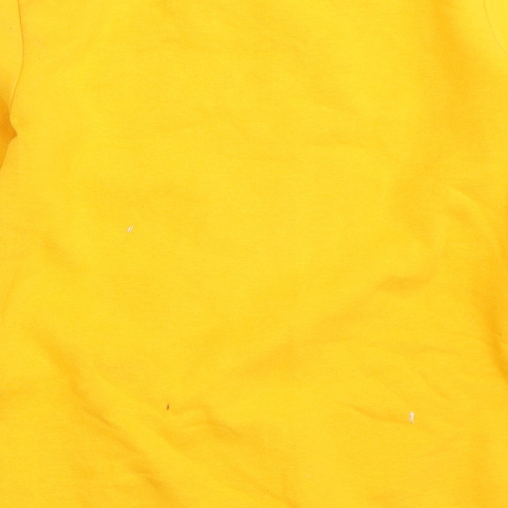 Primark Girls Yellow   Pullover Sweatshirt Size 12 Years