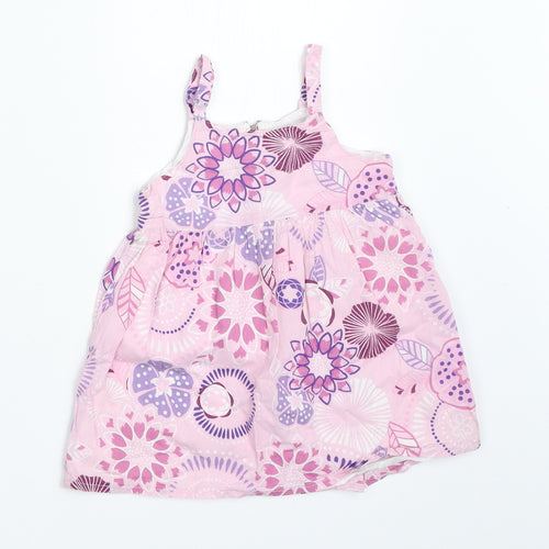 Pudding Girls Pink   Fit & Flare  Size 9-12 Months