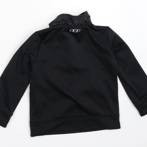 Under armour Boys Black   Henley Sweatshirt Size 3-4 Years