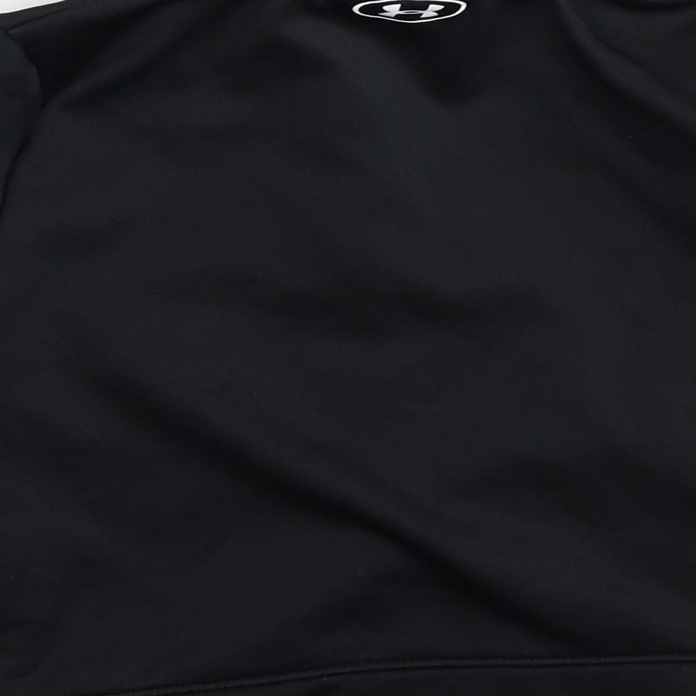 Under armour Boys Black   Henley Sweatshirt Size 3-4 Years