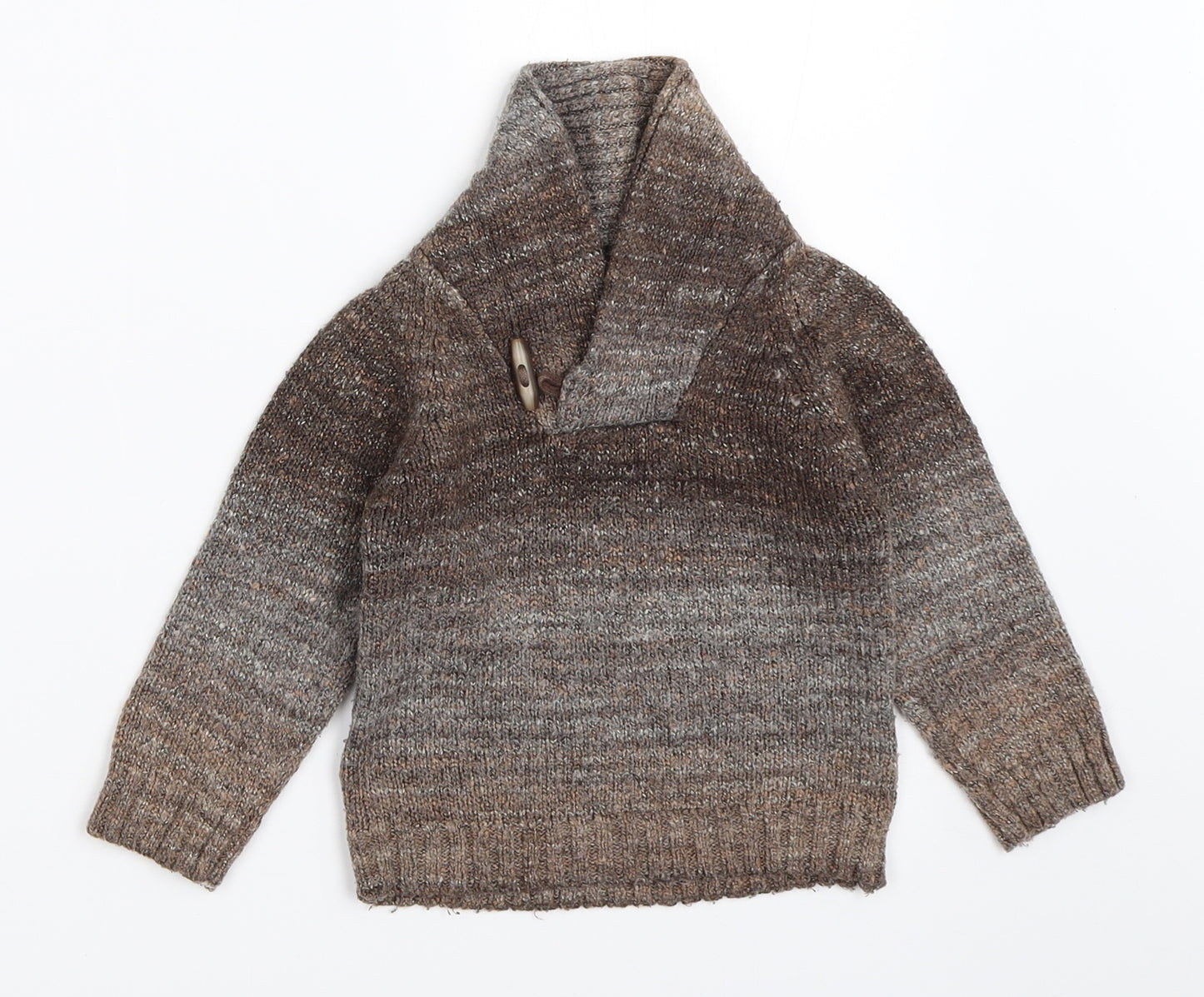 Mothercare Boys Brown   Pullover Jumper Size 12-18 Months