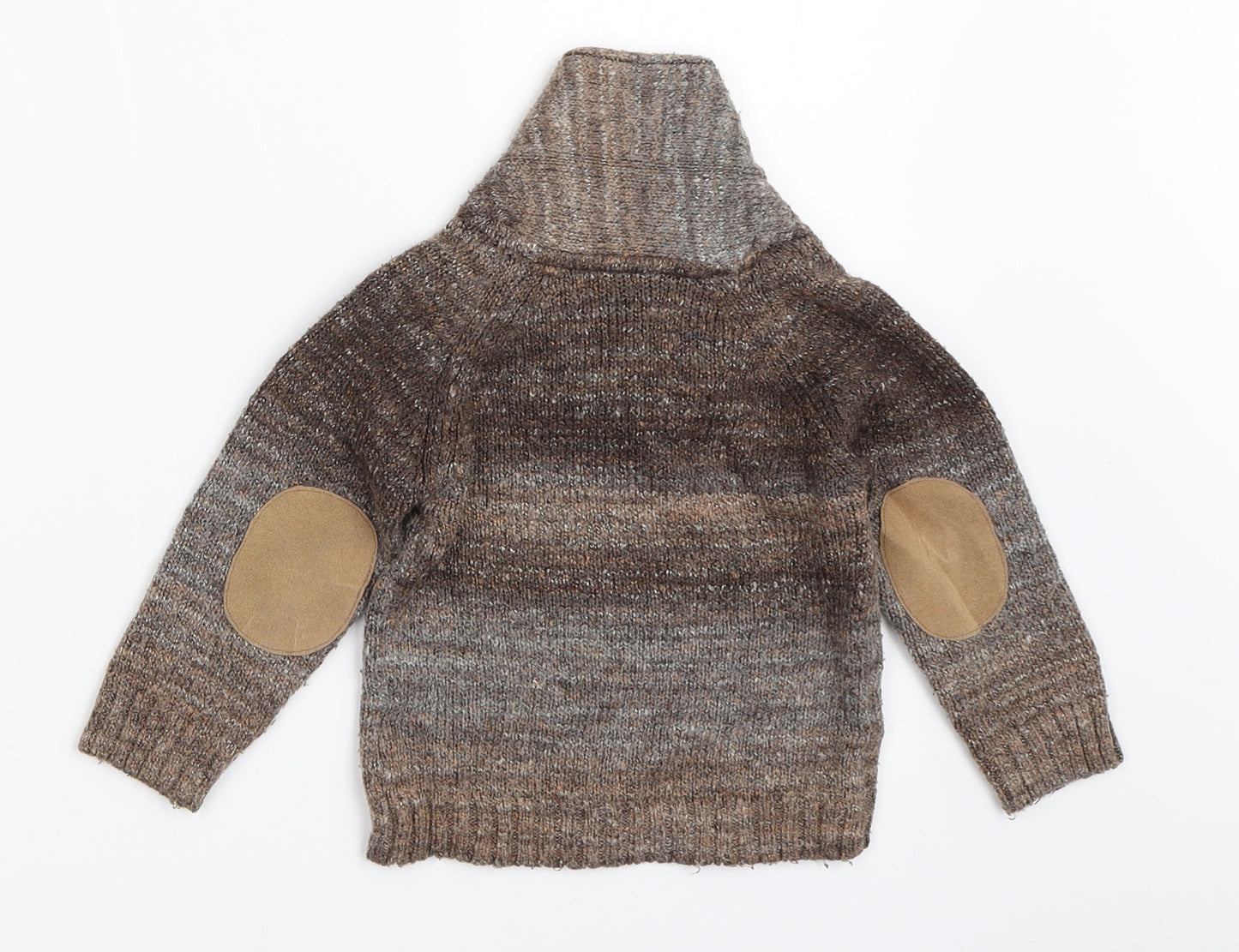 Mothercare Boys Brown   Pullover Jumper Size 12-18 Months