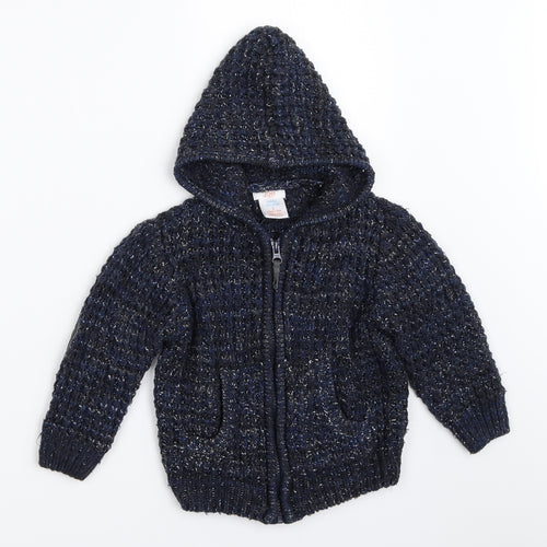 Joe Fresh Boys Blue   Full Zip Jumper Size 3 Years