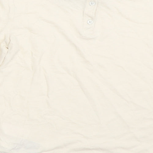Gap Girls Ivory   Basic T-Shirt Size 6-7 Years