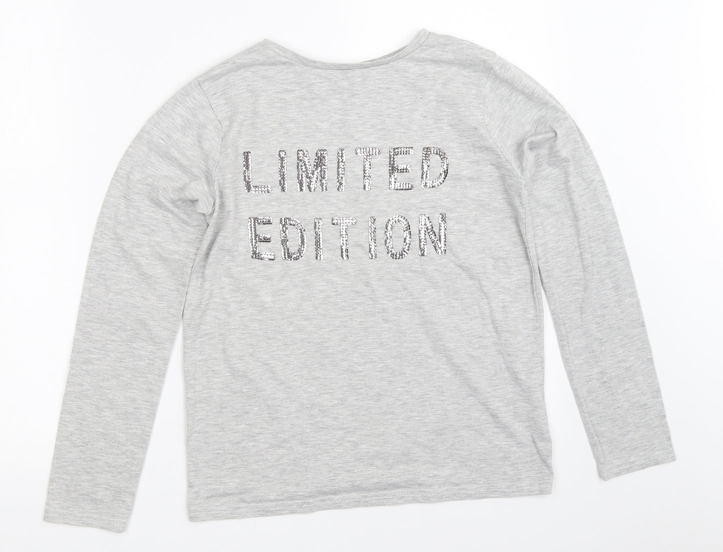 Primark Girls Grey   Basic T-Shirt Size 12-13 Years