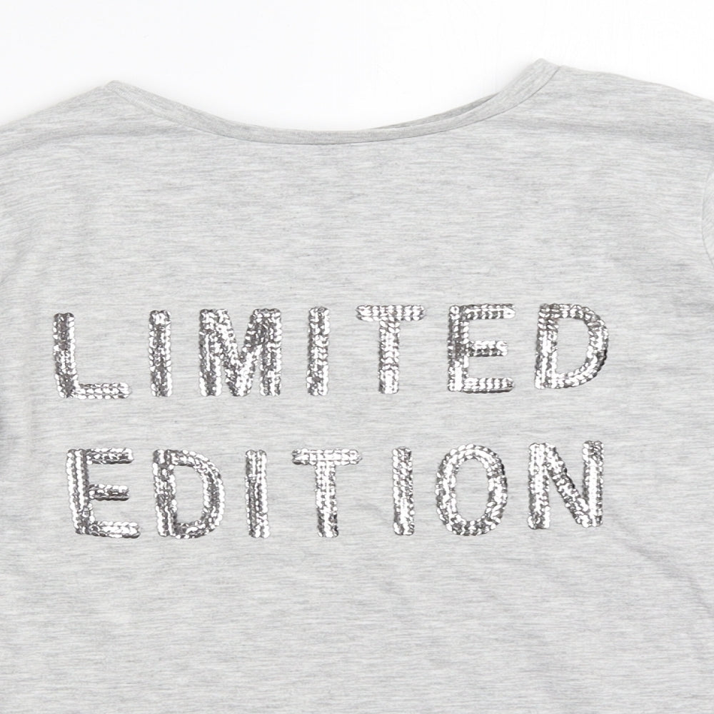 Primark Girls Grey   Basic T-Shirt Size 12-13 Years