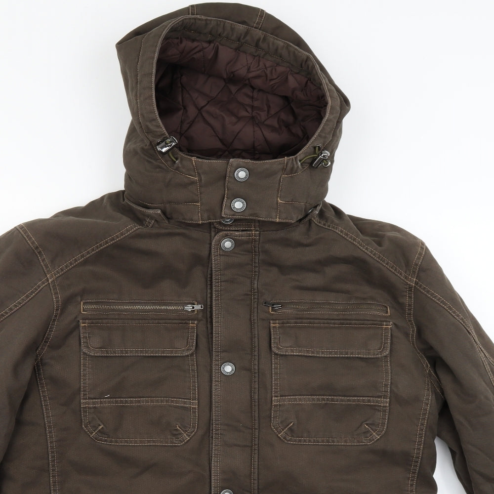 Oasis Mens Green   Rain Coat Coat Size 3XL