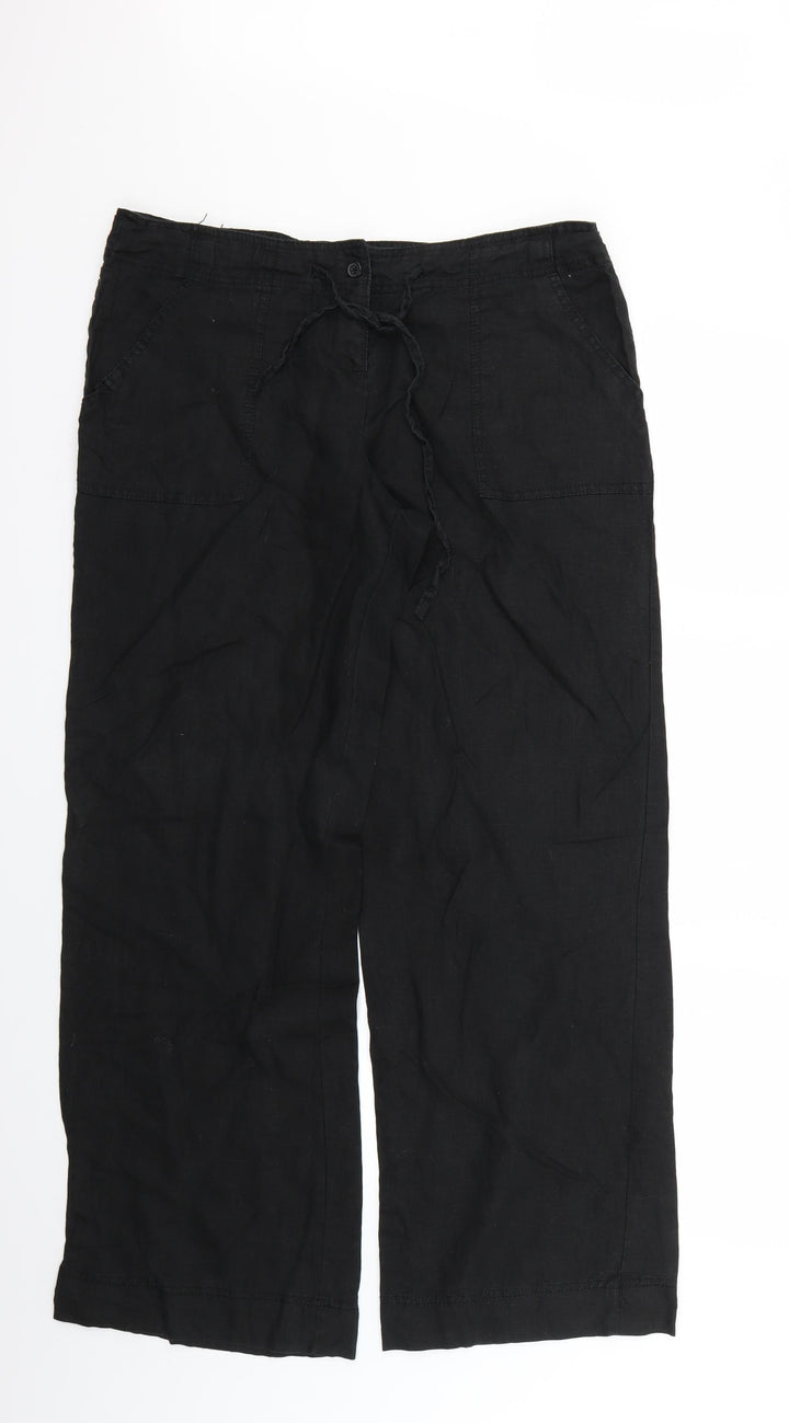 Atmosphere Womens Black   Trousers  Size 14 L27 in