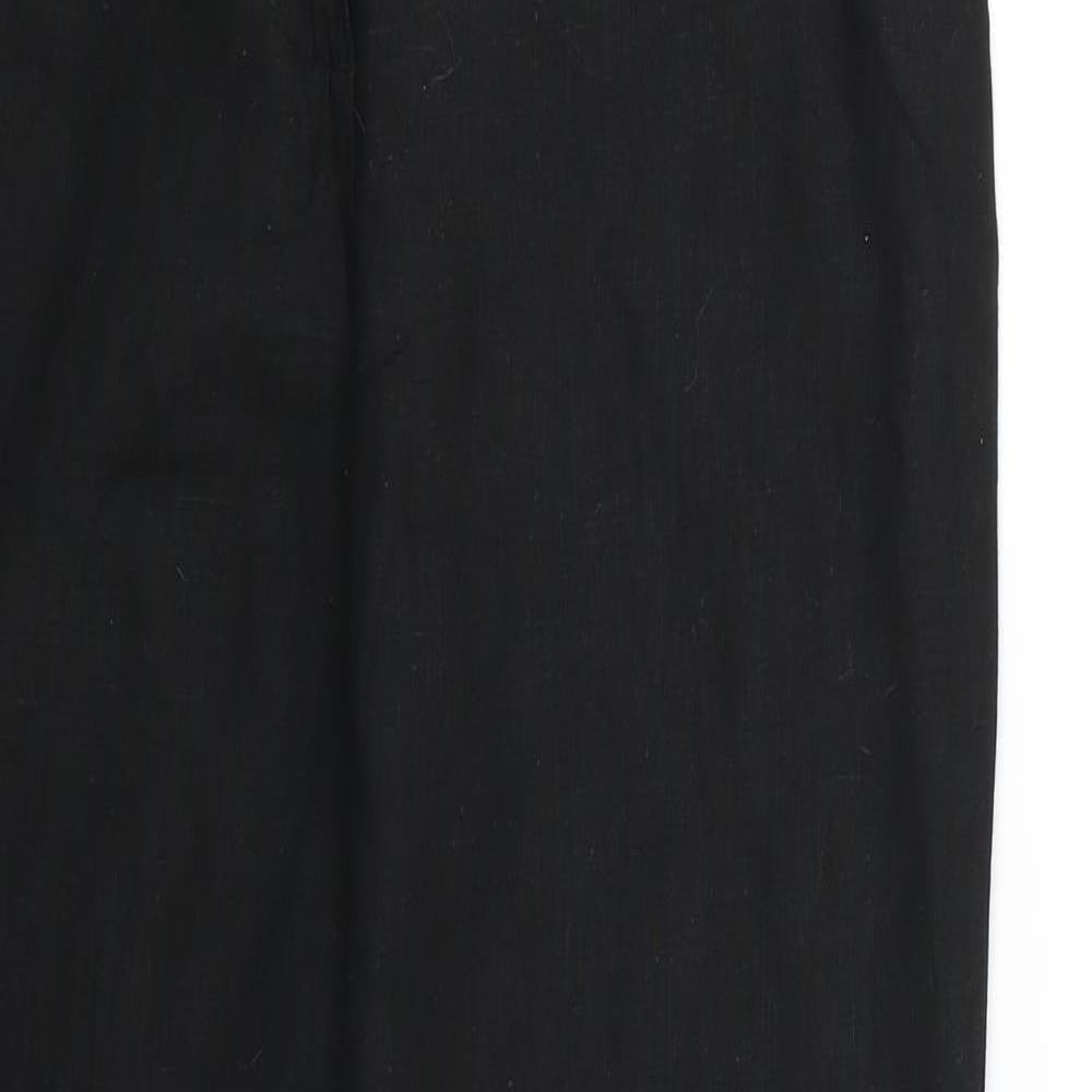 TU Womens Black   Trousers  Size 12 L27 in