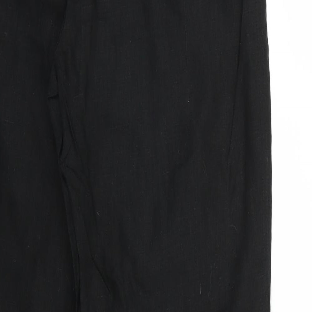 TU Womens Black   Trousers  Size 12 L27 in