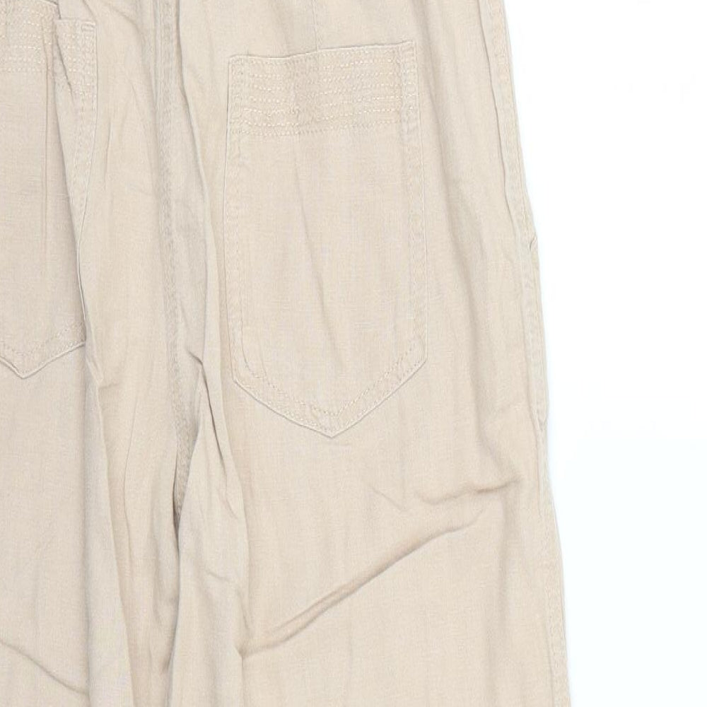 NEXT Womens Beige   Trousers  Size 14 L26 in