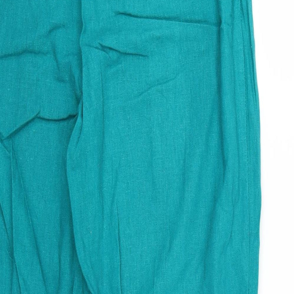 Peacocks Womens Blue   Trousers  Size 16 L28 in