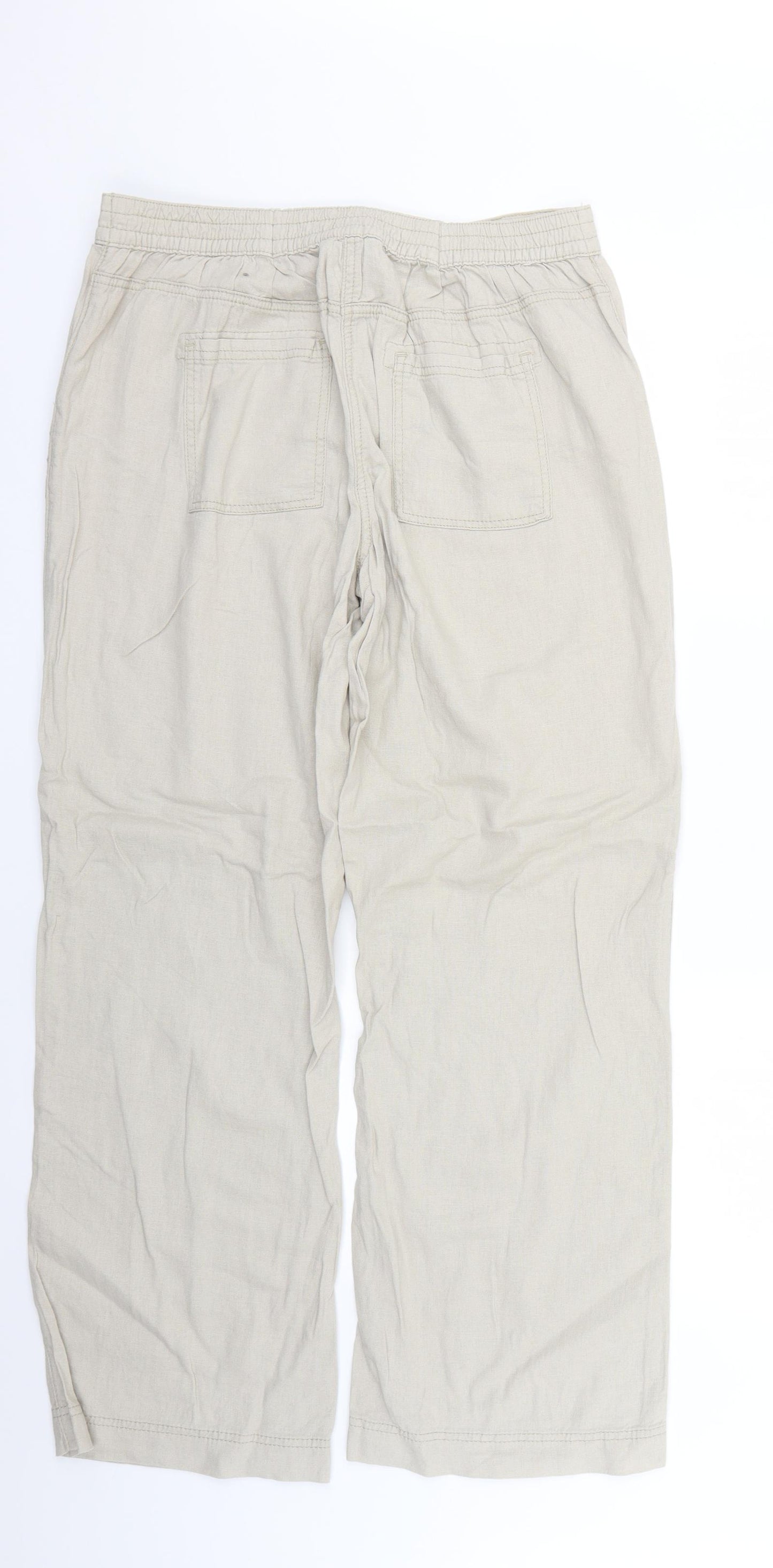 George Womens Beige   Trousers  Size 12 L28 in
