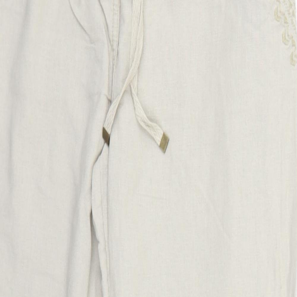 George Womens Beige   Trousers  Size 12 L28 in