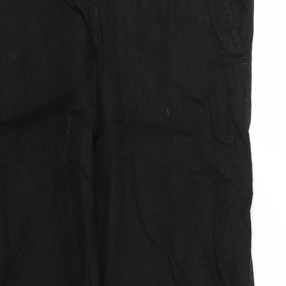NEXT Womens Black   Trousers  Size 6 L25 in