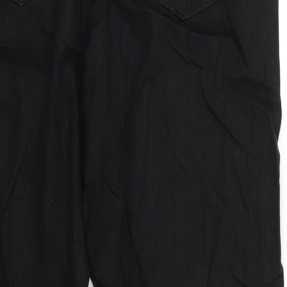 NEXT Womens Black   Trousers  Size 6 L25 in