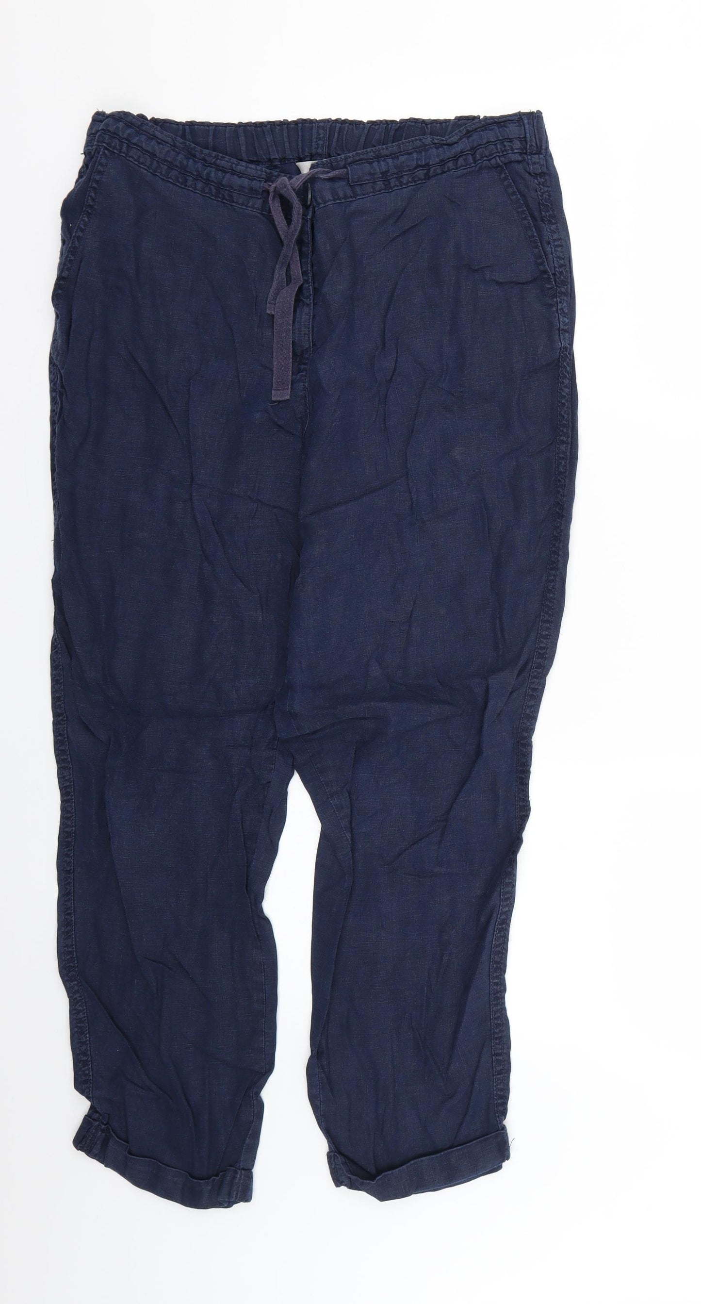 TU Womens Blue   Trousers  Size 14 L23 in
